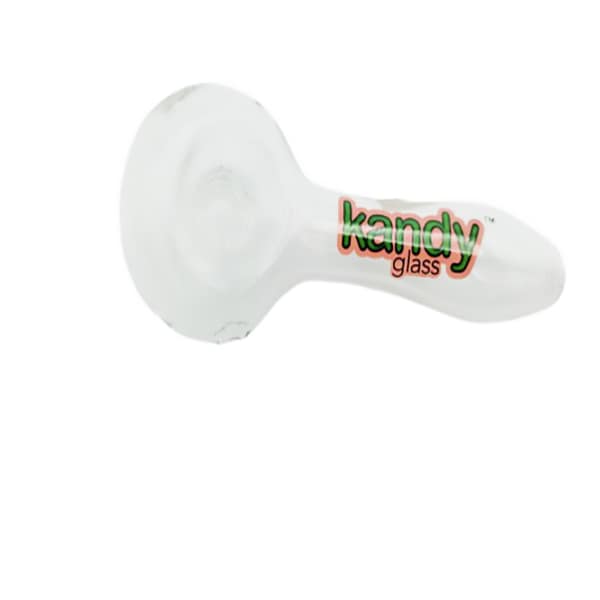 Kandy Glass Hand Pipe 4.5" W/Screen & Wide Near Mouthpiece Rock N Roll It